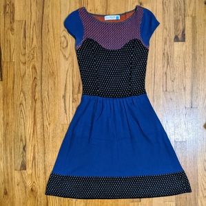 Anthropology wool and viscose dress